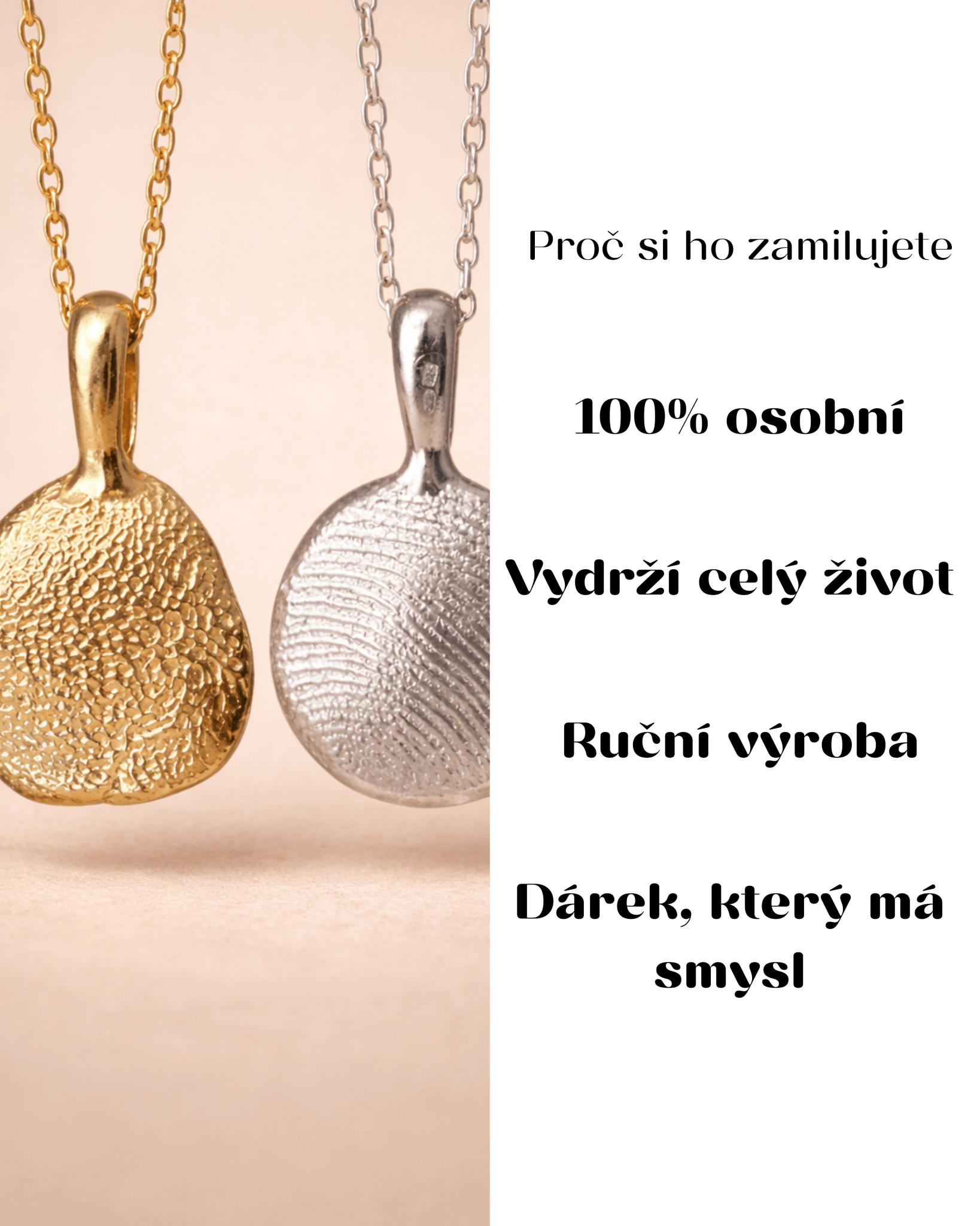 Přívěsek s otiskem - Amora